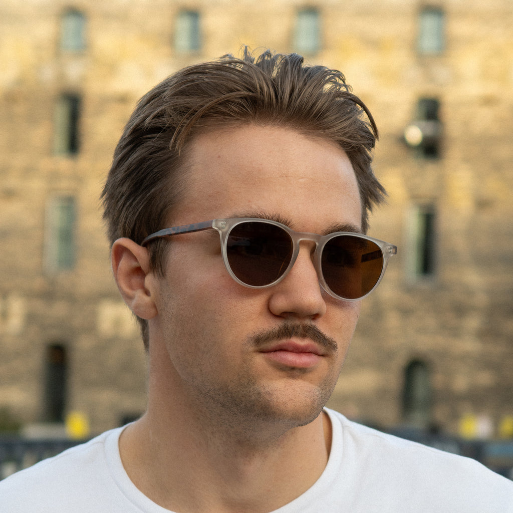 The Saint-Tropez – Silver & Tortoiseshell Frame / Brown Lens