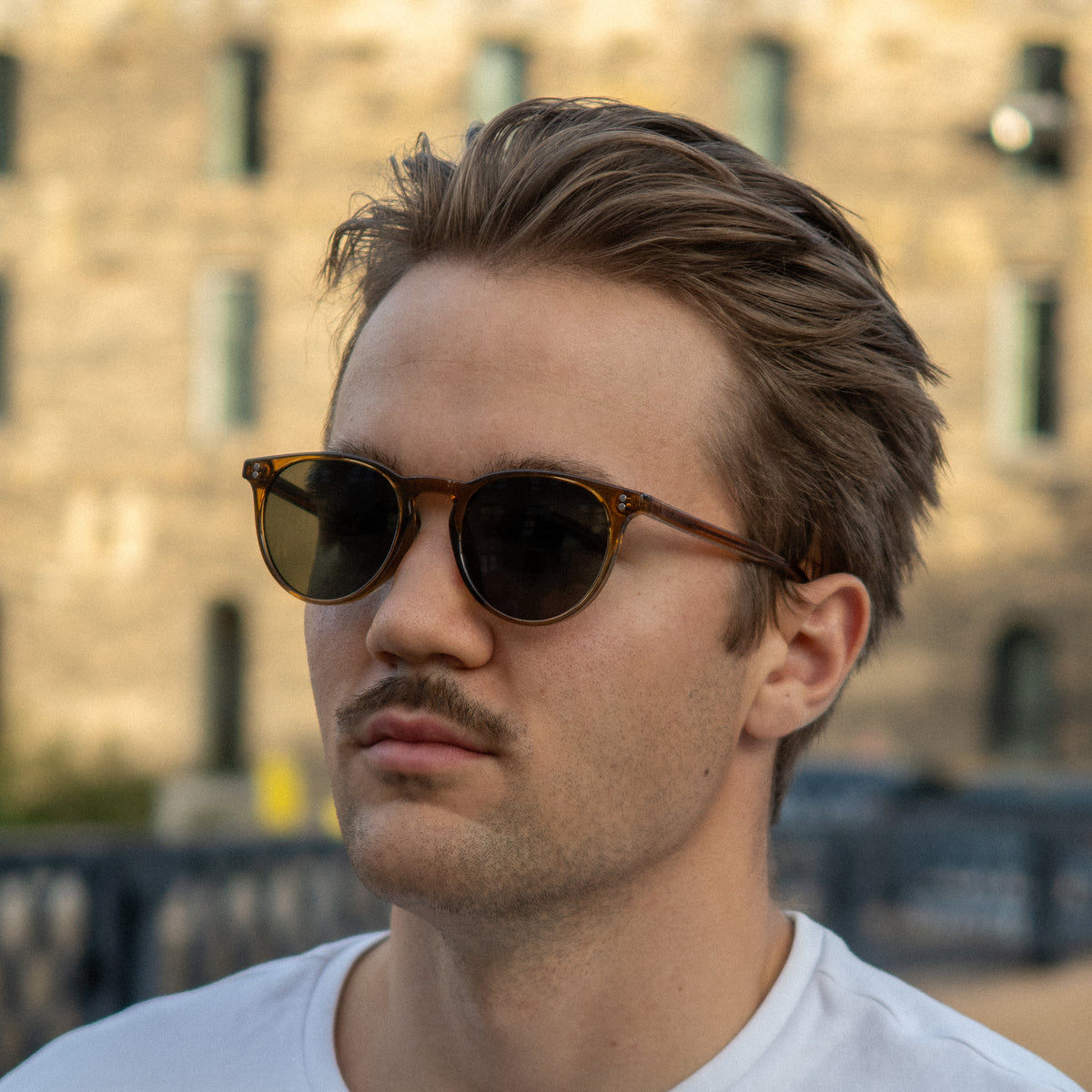 The Saint-Tropez – Brown Frame / Green Lens