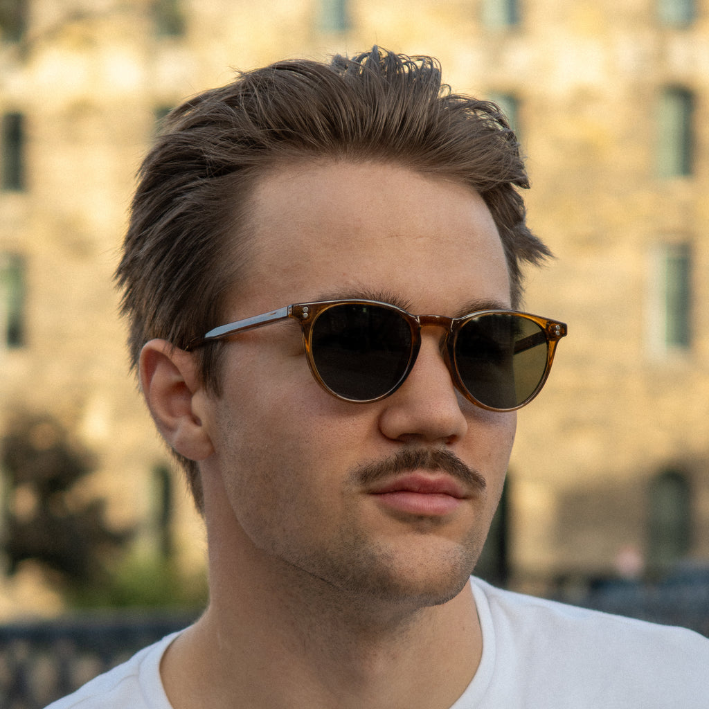 The Saint-Tropez – Brown Frame / Green Lens
