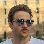The Browline Classic – Silver Frame / Silver Lens