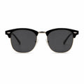 The Clubmaster Classic – Silver Frame / Black Lens
