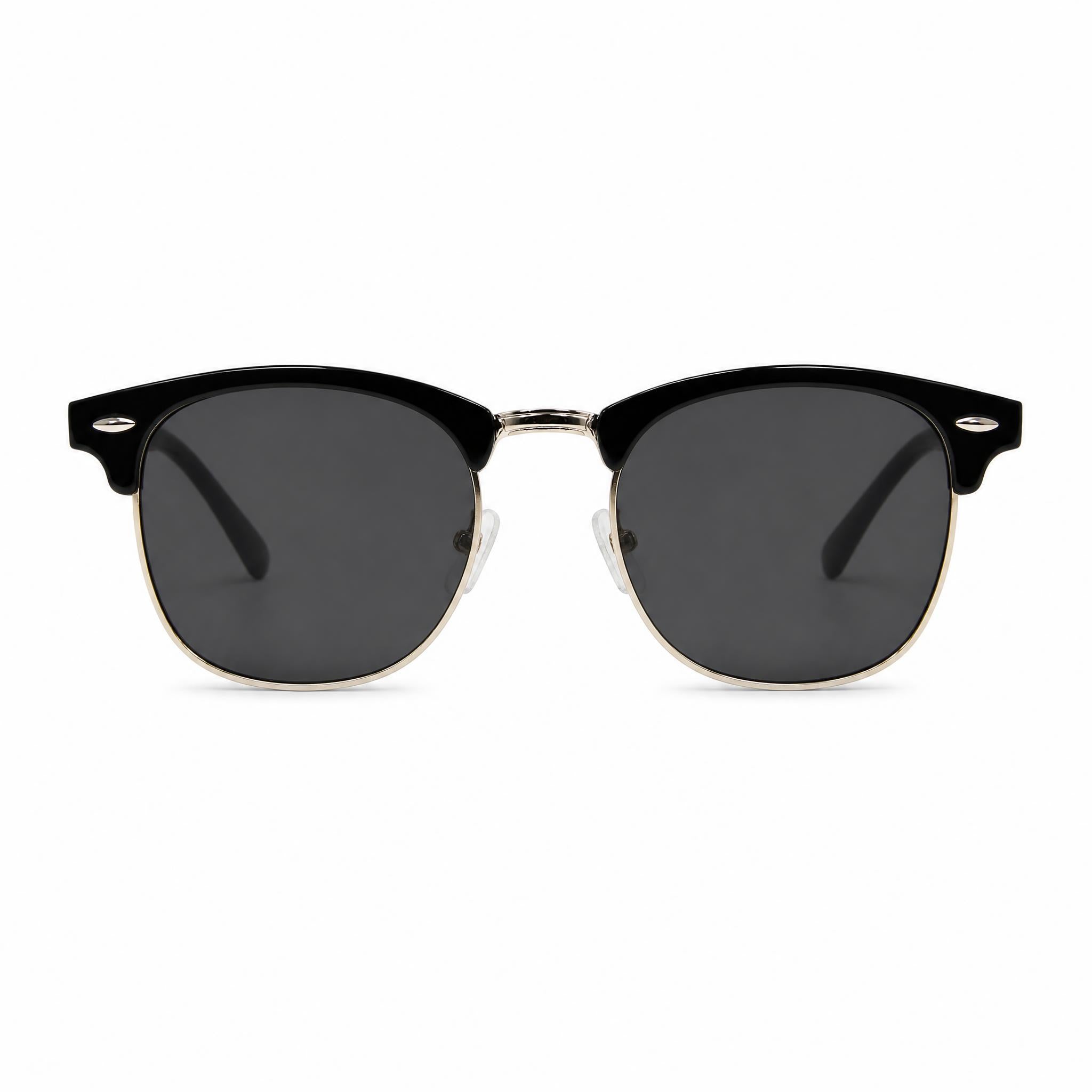 The Clubmaster Classic – Silver Frame / Black Lens