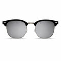 The Clubmaster Classic – Silver Frame / Silver Lens