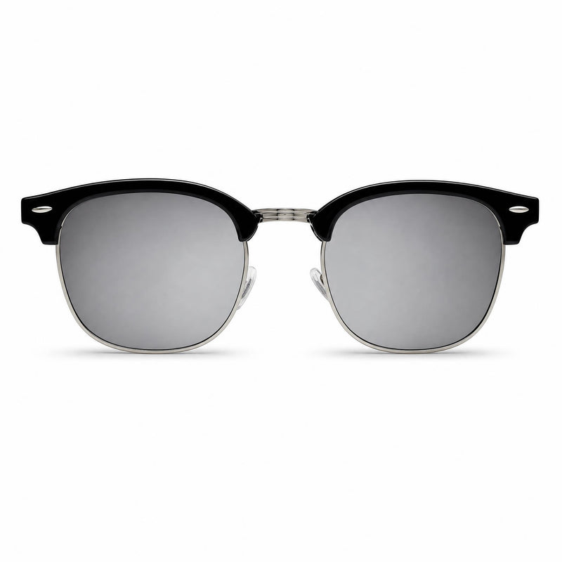 The Browline Classic – Silver Frame / Silver Lens