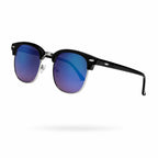 The Browline Classic – Silver Frame / Blue Lens