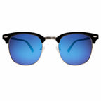 The Browline Classic – Silver Frame / Blue Lens