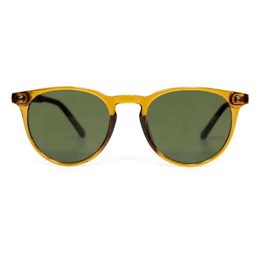 The Saint-Tropez – Brown Frame / Green Lens