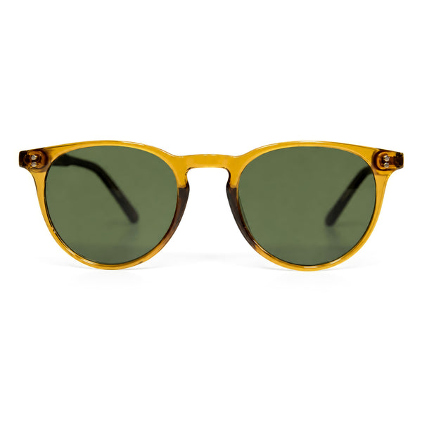 The Saint-Tropez – Brown Frame / Green Lens